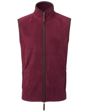 PREMIER Artisan Fleece Gilet - Purple