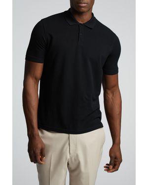 Limehaus Pique Polo Shirt - Black