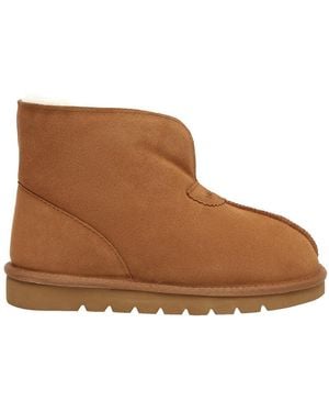 EVER AU Owl Ankle Slippers - Brown