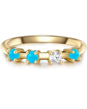 Glanzstücke München Sterling Ring - Blue