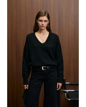 Grimelange Regular Fit Knit Jumper - Black