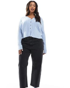 ASOS Design Ankle Grazer Comfort Stretch Straight Leg Jeans - Blue
