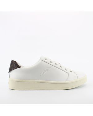 Calvin Klein Sonia Trainers Leather (Archived) - White