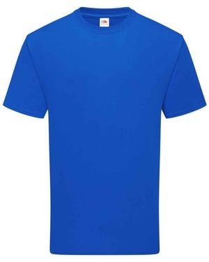 Fruit Of The Loom Adult Cotton T-Shirt (Royal) - Blue