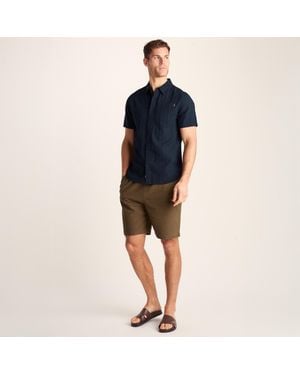 TOG24 Preston 100% Cotton Supersoft Short Sleeve Shirt - Blue