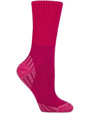 IOMI Diabetic Wool Walking Socks For - Pink
