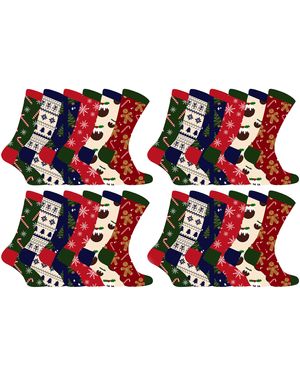 Sock Snob Christmas Socks - Red