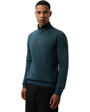 Patrick Harlem Quarter Zip Top (Donkerblauw)