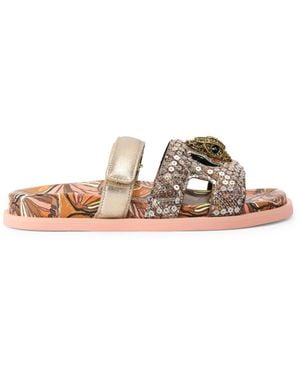 Kurt Geiger Eagle Cut Out Sandal Sandals - Natural