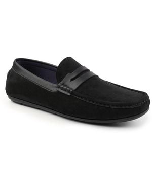 Where's That From Wheres 'Alfie' Driving Shoes - Black