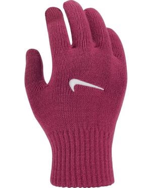 Nike Knit Tech And Grip Fleece Gloves - Purple