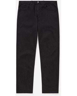 Oliver Sweeney Brushed Cotton 5 Pocket Trousers - Black
