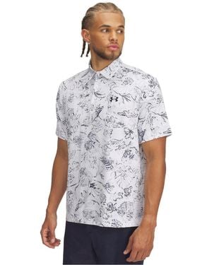 Under Armour Playoff Short Sleeve Performance Polo Shirt - White