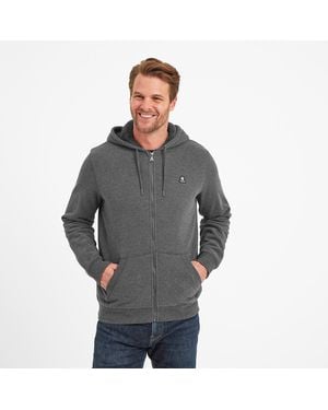 TOG24 Timble Hoody Dark Marl Cotton - Grey