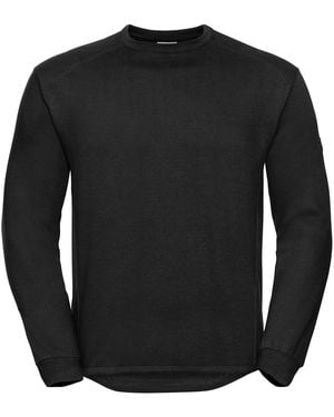 Russell Heavy Duty Crew Sweatshirt - Black
