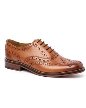 Chapman & Moore Chapman & Moore Country Chukka Leren Bruine Boots - Zwart