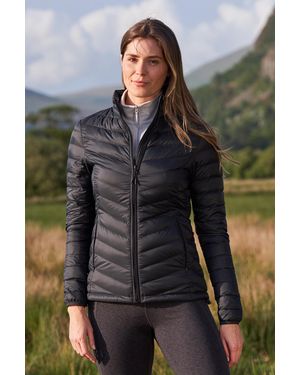 Mountain Warehouse Featherweight Down Jacket Water Resistant Full Zip Puffer Winter Coat Polyamide - Grey