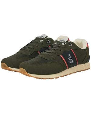 Jack & Jones Jack And Jones Spirit Runner Trainers (olijfnacht) - Groen