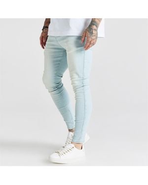 SIKSILK Skinny Fit Jeans - Blue