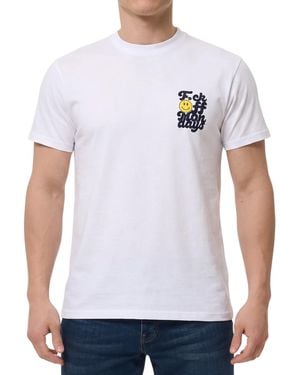 Weekend Offender T-Shirt Off Mondays Graphic Comfort Casual Sport Soft Top - White