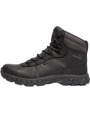 Peter Storm Leather Waterproof Hiking Boots - Black