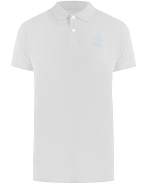 Ice Iceberg Triangle Logo Polo Shirt Cotton - White