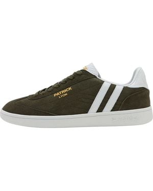 Patrick Lyon Suede Cupsole Trainers - Green