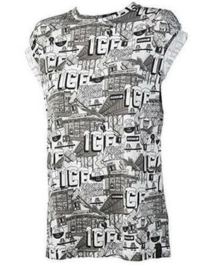 PUMA Sophia Chang Printed T Shirt Textile - White