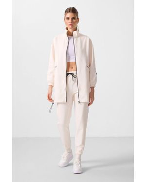 TOMMY LIFE Knit Tracksuit Set - Natural