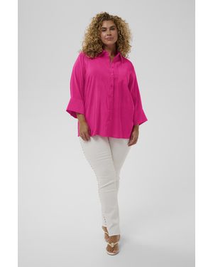 Kaffe Overhemd Met Lang Mouwen Kcbirgit Overhemd Met Lang Mouwen Loose Fit - Roze