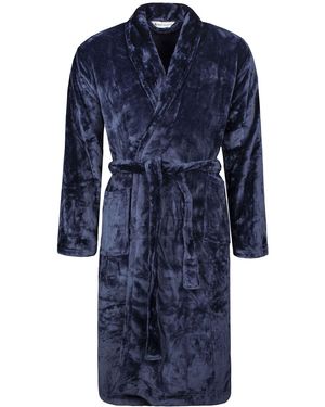 Heat Holders Soft Warm Dressing Gown - Blue