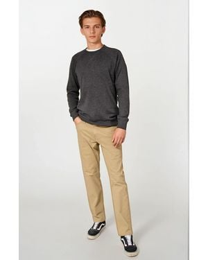 Secret Label Cotton Crew Neck Jumper - Black
