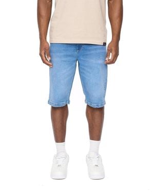 Crosshatch Hammersmith Denim Shorts - Blue