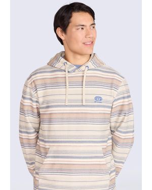 Mountain Warehouse 'Loyal' Beach Hoodie With Kangaroo Pocket Warm Cosy Pullover Cotton - White