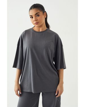 DSGN Studio Sport Training Club Oversized T-Shirt - Grey