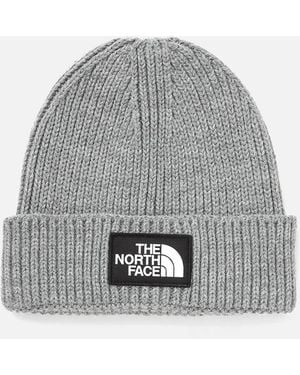 The North Face Logo Box Beanie Hat - Grey