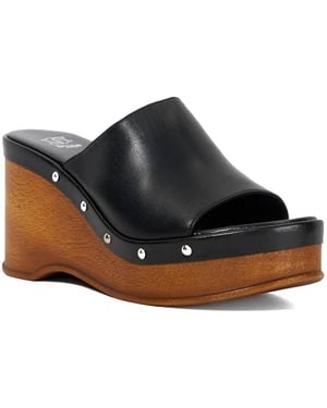Dune Kule Wedge Mule - Blue