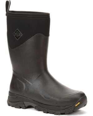 Muck Boot Arctic Ice Mid Agat Rubber Wellington - Black