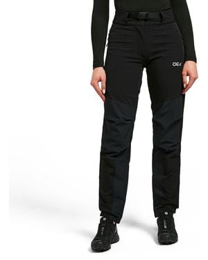 OEX Strata Water Repellent Softshell Walking & Hiking Trousers With Zipped Pockets - Black