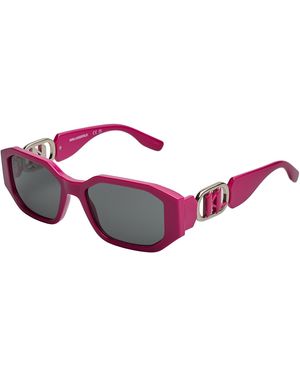 Karl Lagerfeld Kl6085s Rechthoekige Zonnebril Voor Dames - Paars