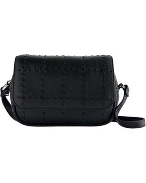 Ted Baker Ted Bake Stalina Stitch Detail Camera Bag Leather - Black