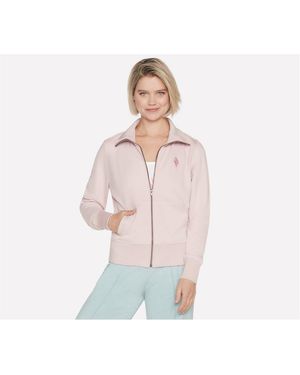 Skechers Diamond Regular Fit Long Sleeve Sweatshirt - Pink