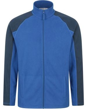 Mountain Warehouse Ashbourne Full Zip Fleece Jacket (Cobalt) - Blue