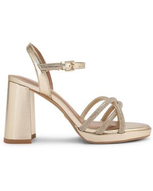 KG by Kurt Geiger Abra Platform Sandals - Metallic