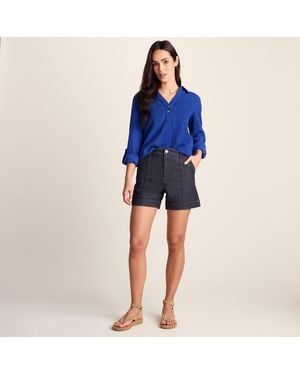 TOG24 Cruise Long Sleeve 100% Cotton Shirt - Blue