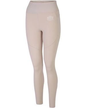 Umbro Ladies Pro Training Leggings - Natural