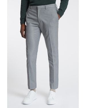 Farah Marl Stretch Trousers - Blue