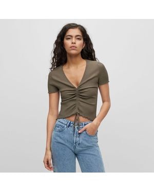 HUGO Slissy Jumper - Green