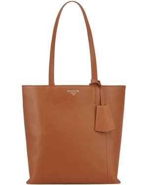 Dents Mirado Leather Shoulder Bag - Brown