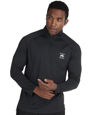 Raging Bull Big & Tall Performance Long Sleeve Quarter Zip - Blue